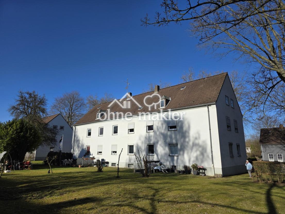 Rückansicht und Garten