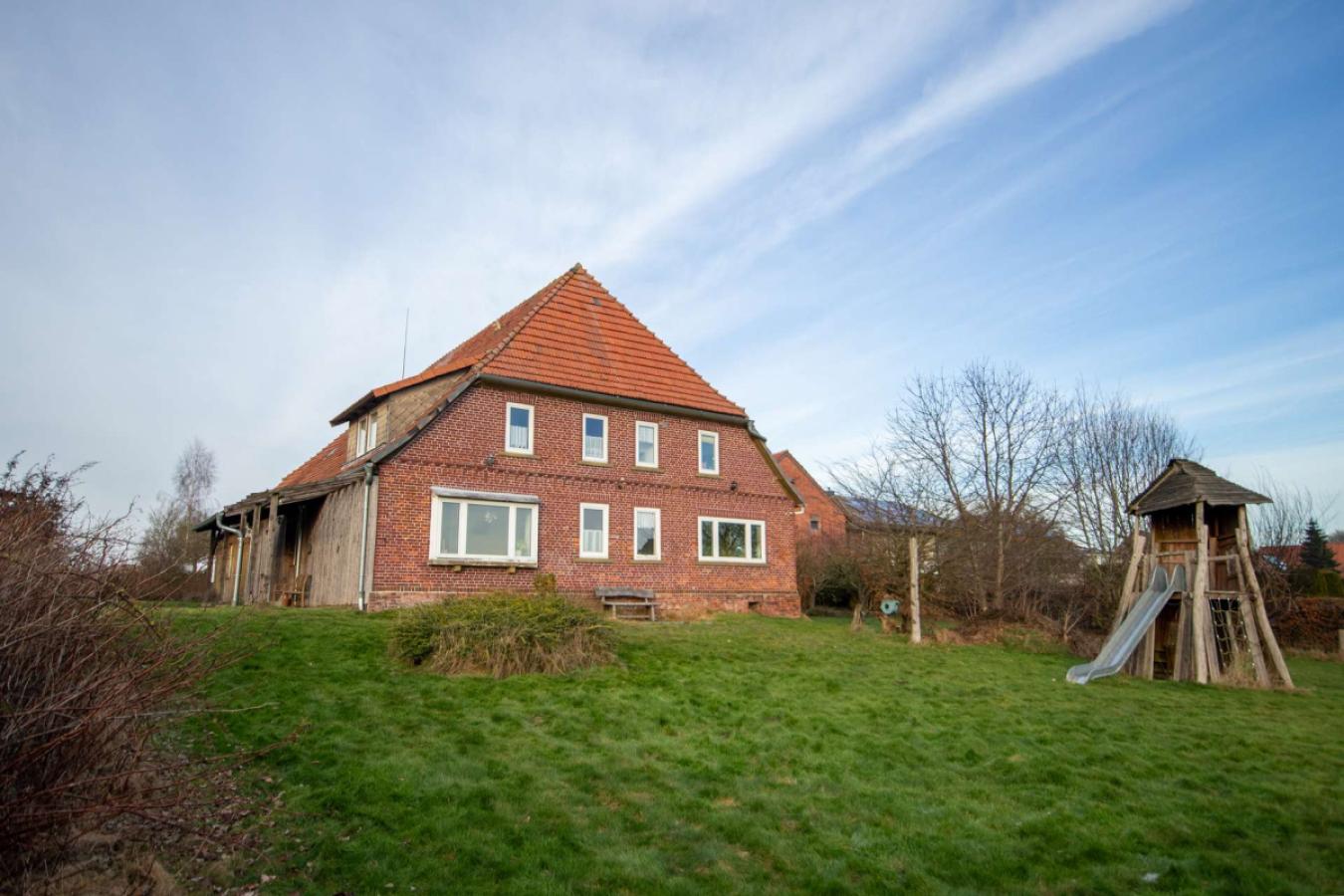 gartenseitige Frontansicht