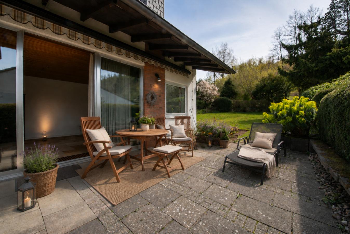 Terasse homestaging