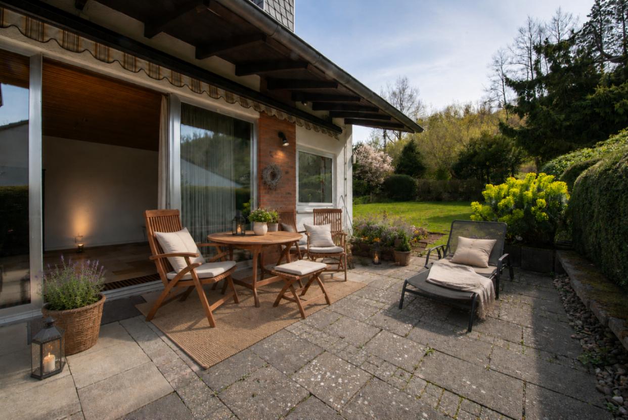 Terasse homestaging