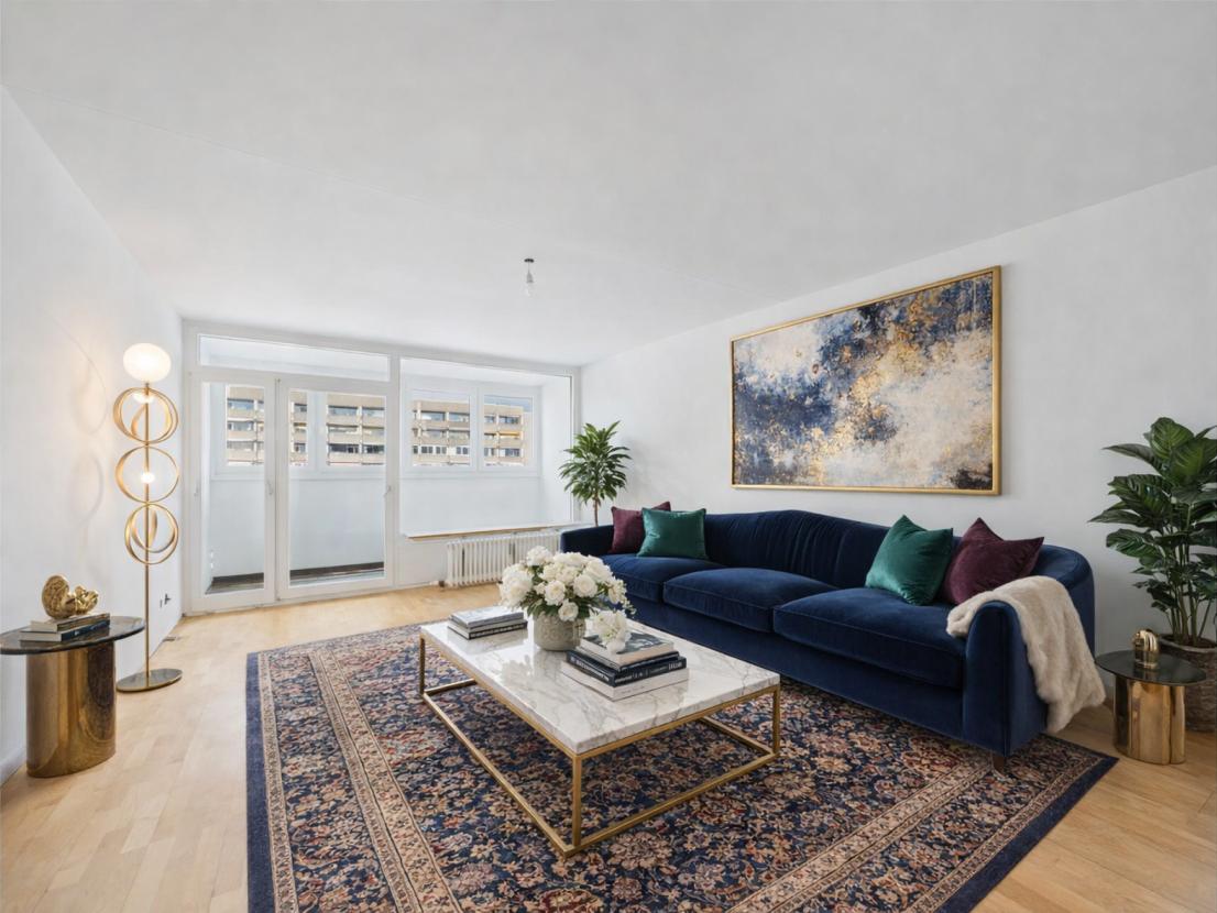 Wohnzimmer (KI Staging)
