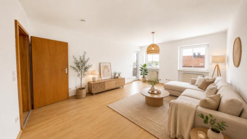 Wohnzimmer (Visualisierung KI)