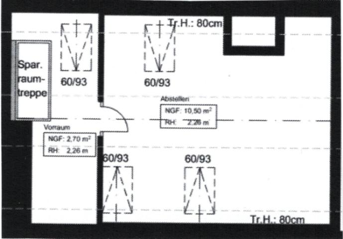 Grundriss DG Spitzboden