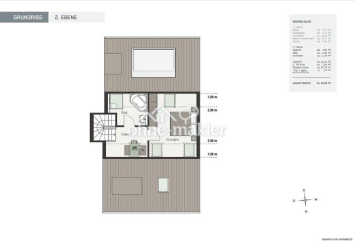 Grundriss 2. Ebene