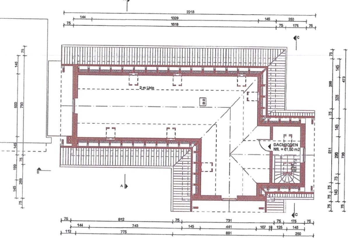 Grundriss Dachgeschoss