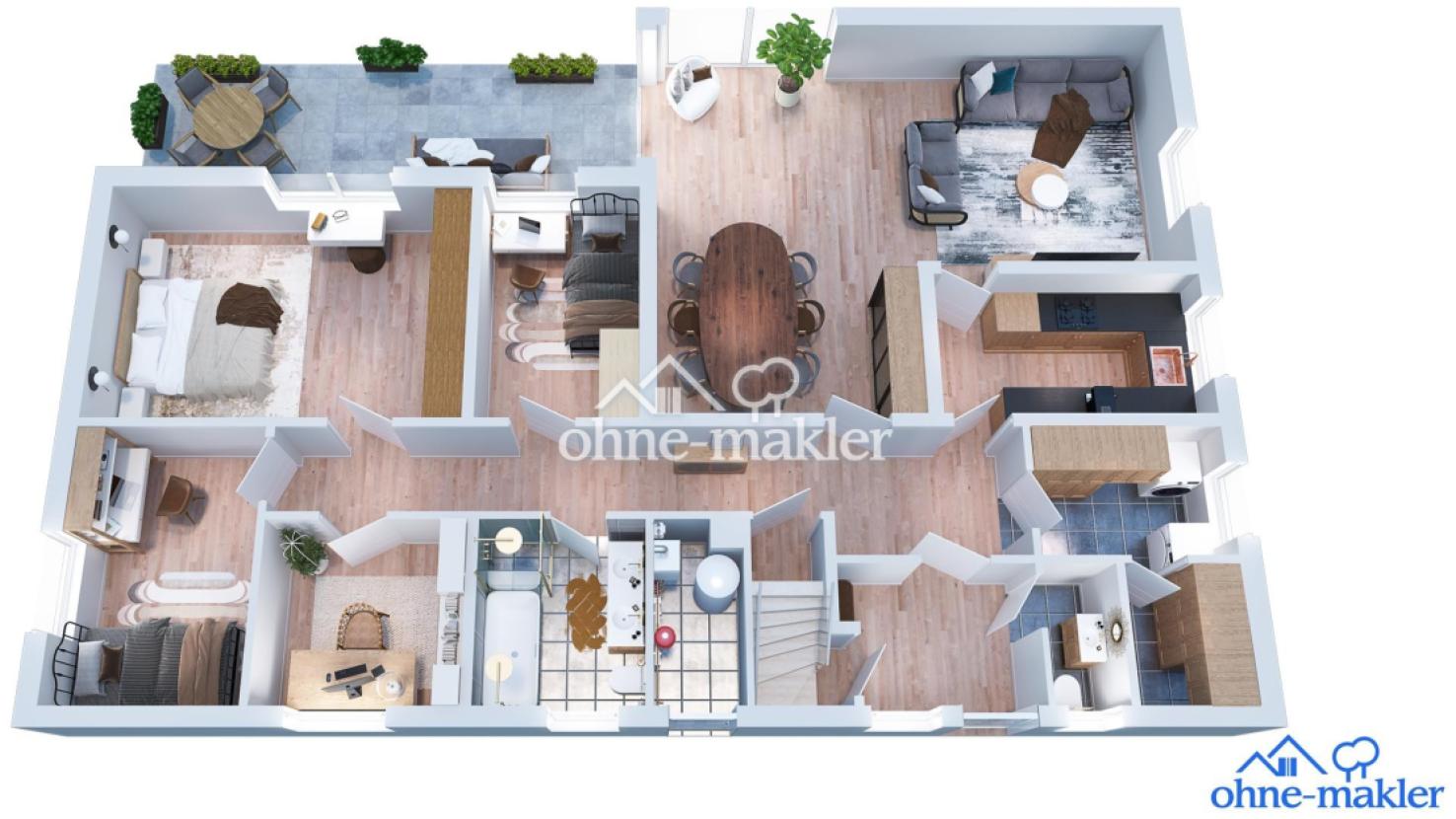 Grundriss EG 3D 