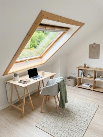 Büro möbliert