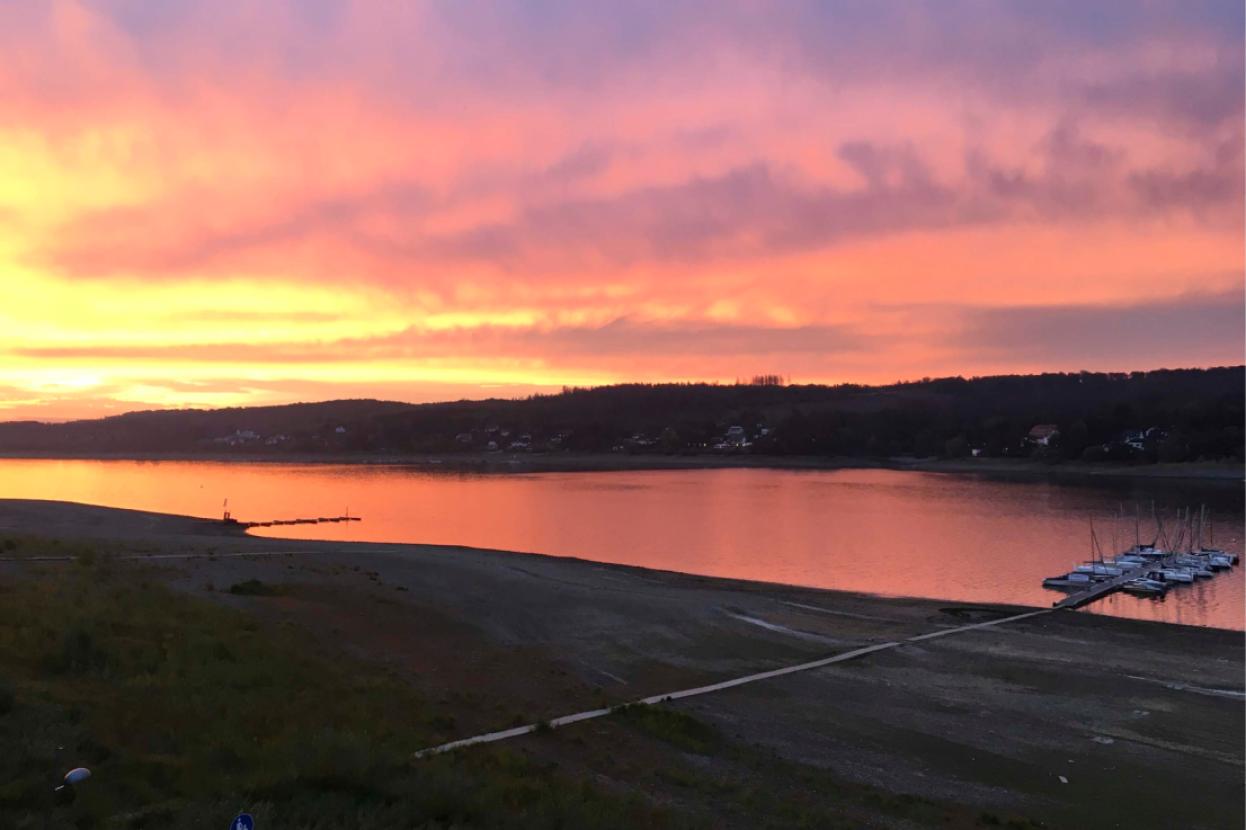 Abendstimmung Am Möhnesee
