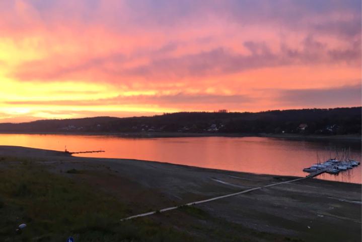 Abendstimmung Am Möhnesee