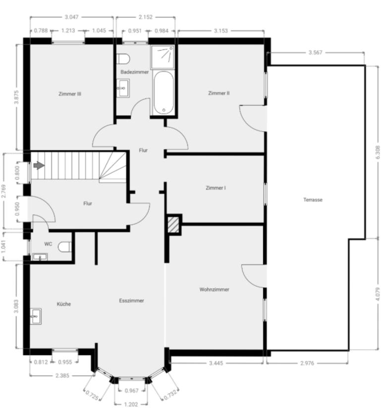 Grundriss Skizze EG
