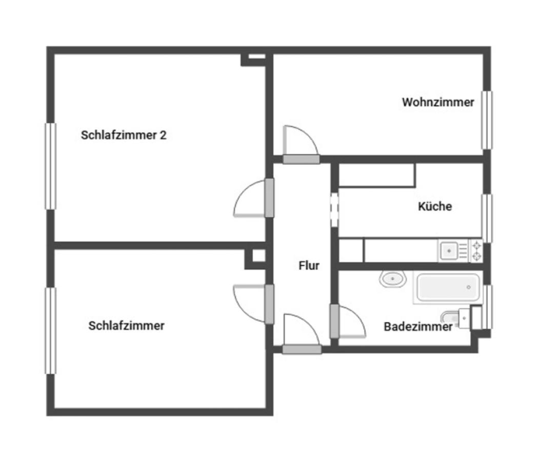 Grundriss Skizze EG