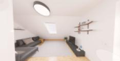 Wohnzimmer (KI Visualisierung)
