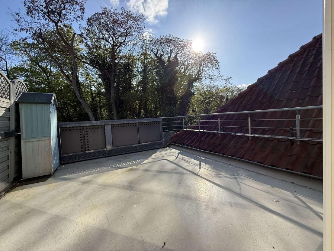 Sonnige Dachterrasse