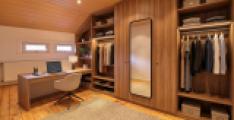 So könnte es aussehen: Ankleidezimmer/ Büro