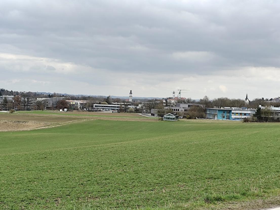 Blick auf Freising