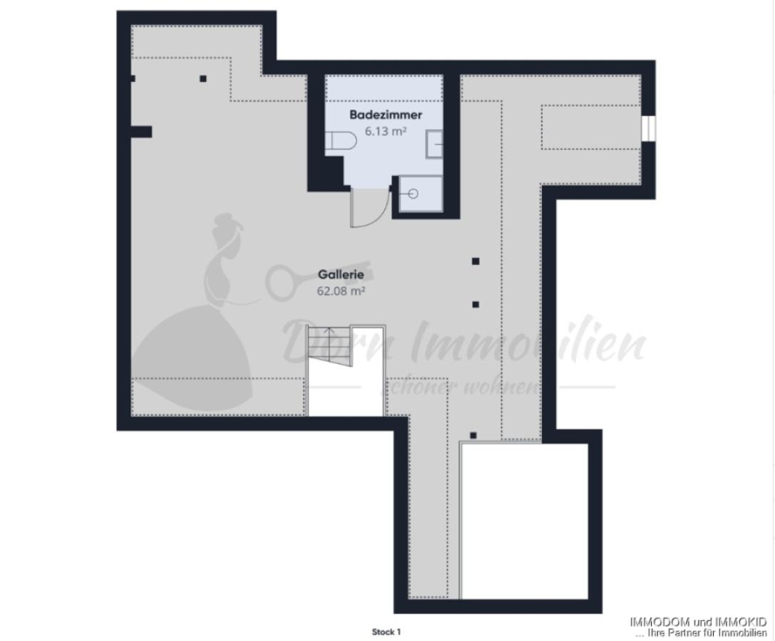 Grundriss obere Etage