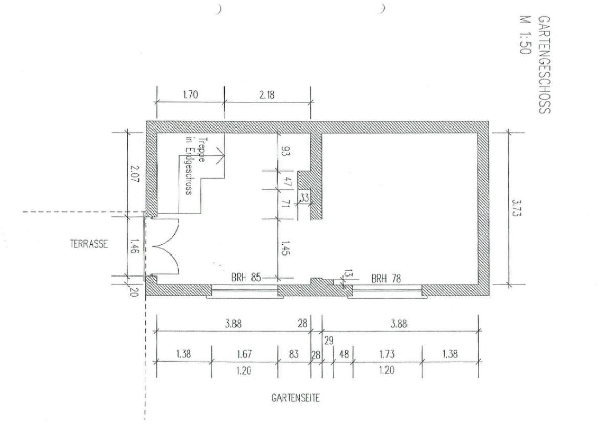 Grundriss Gartengeschoss