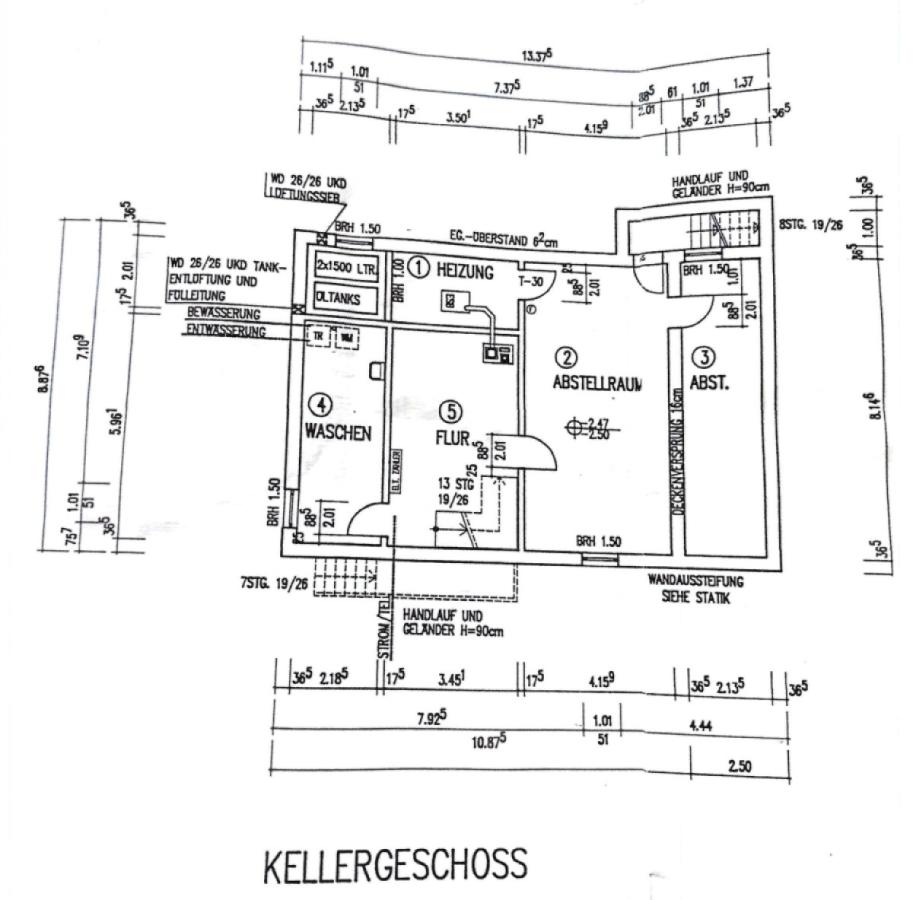Grundriss Kellergeschoss