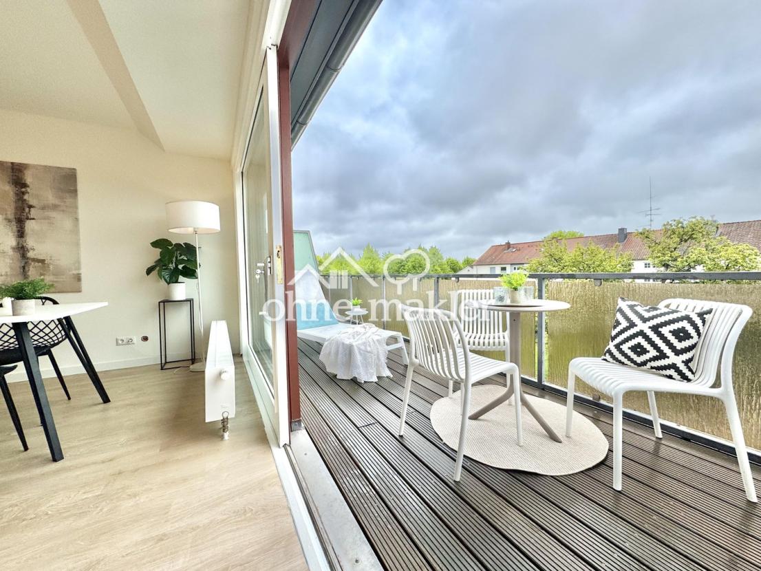 Blick auf die Terrasse 