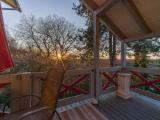 Blick von der Loggia am Abend