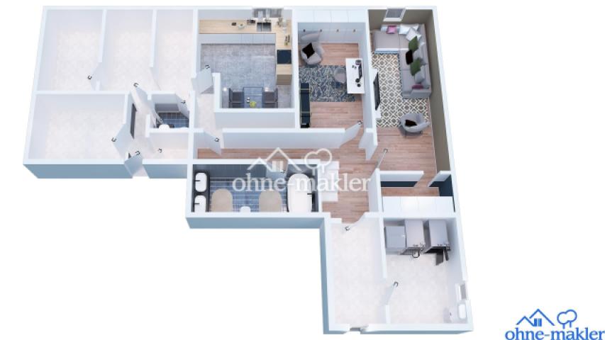 vermietete Wohnung