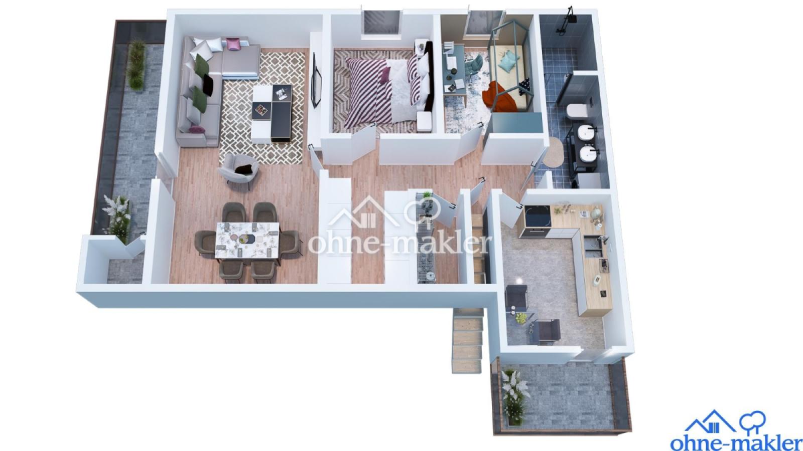 vermietete Wohnung