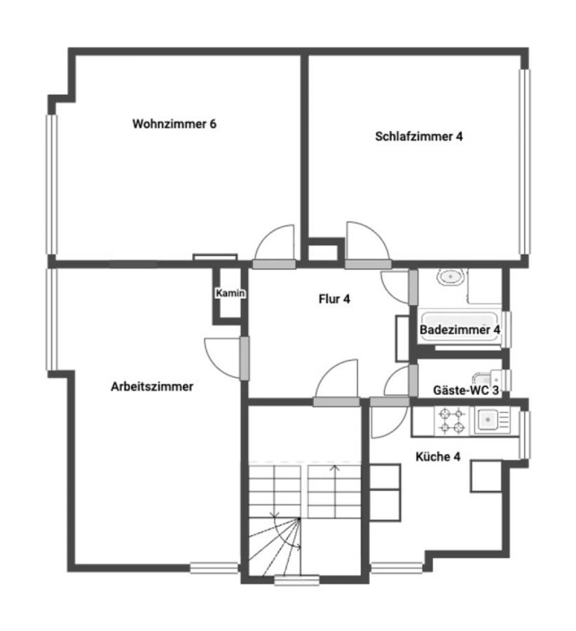 Grundriss Skizze DG