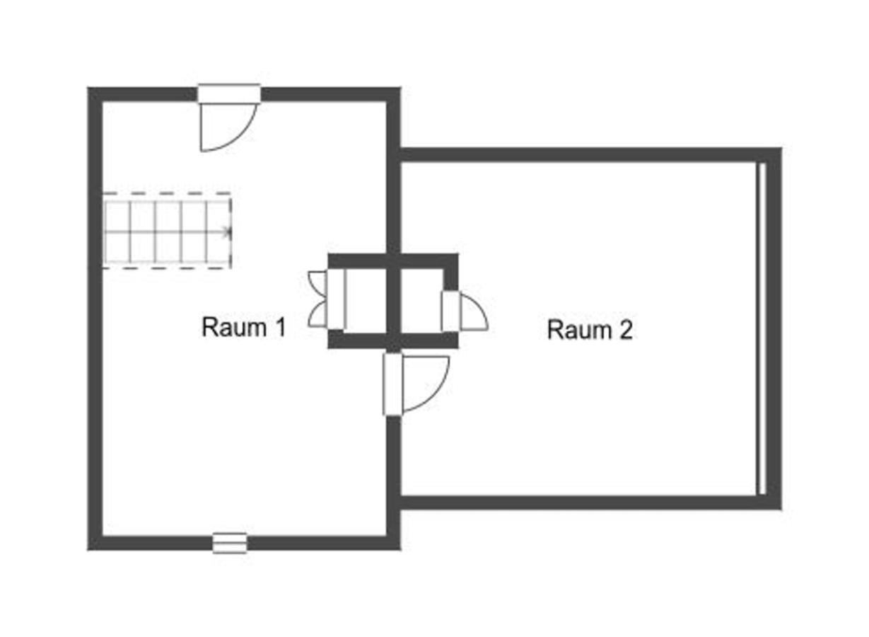 Grundriss Skizze Dachboden
