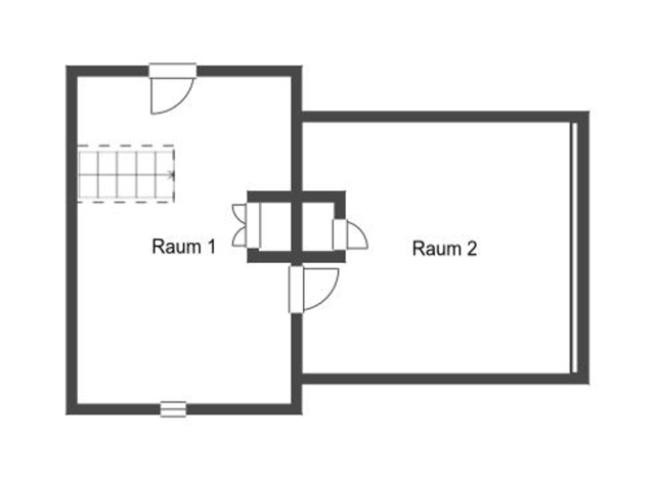 Grundriss Skizze Dachboden