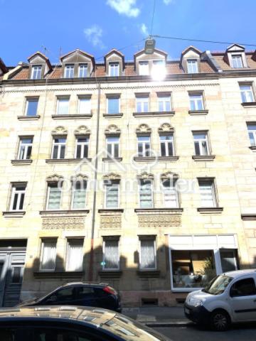 Mehrfamilienhaus Blick von Str