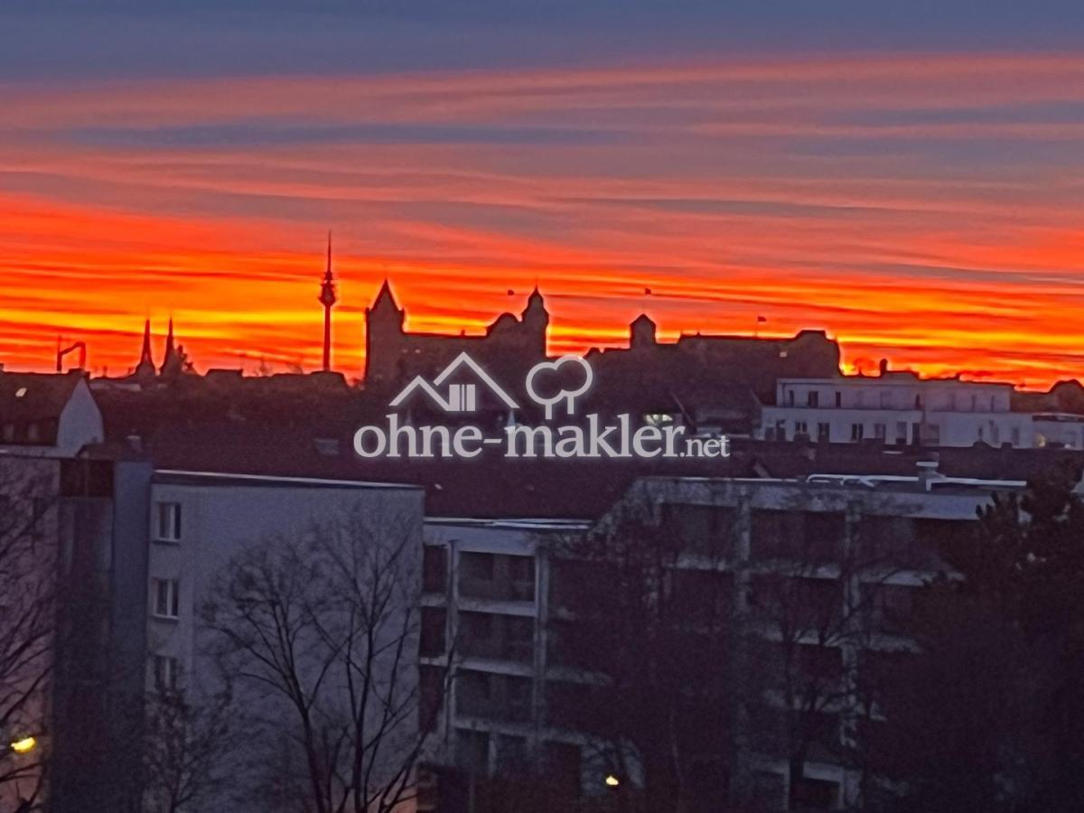 Sonnenuntergang Dachterrasse