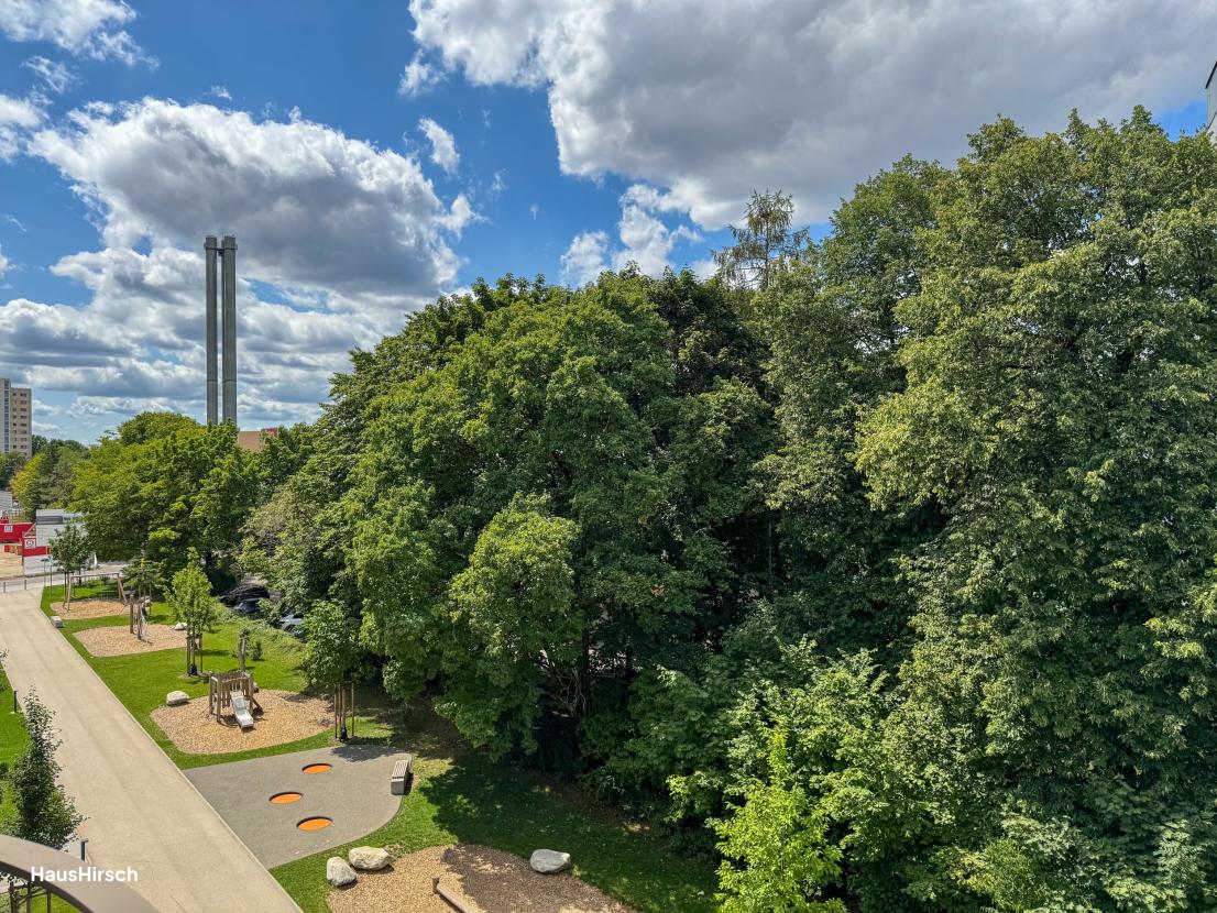 Ausblick Balkon