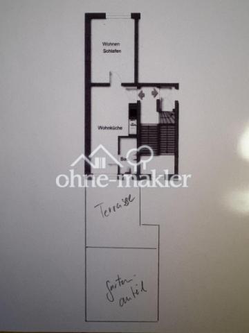 Grundriss WE 2 = 41 qm