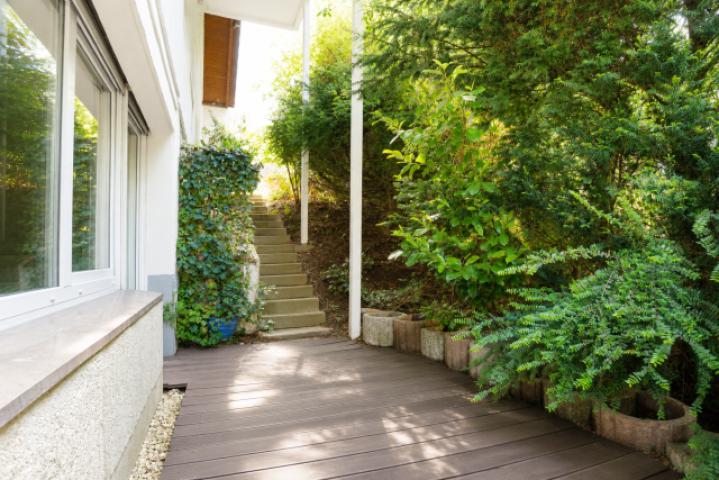 Terrasse im UG