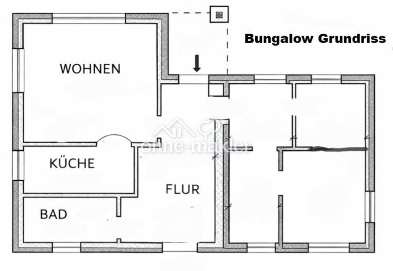 Bungalow Grundriss