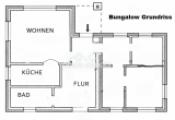 Bungalow Grundriss