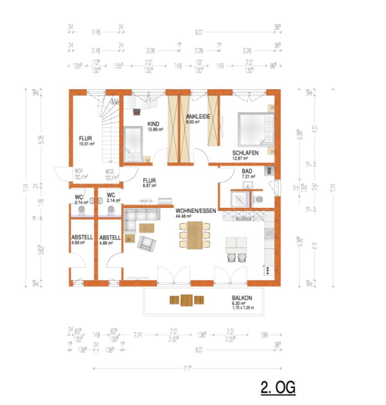 Grundriss 2. OG