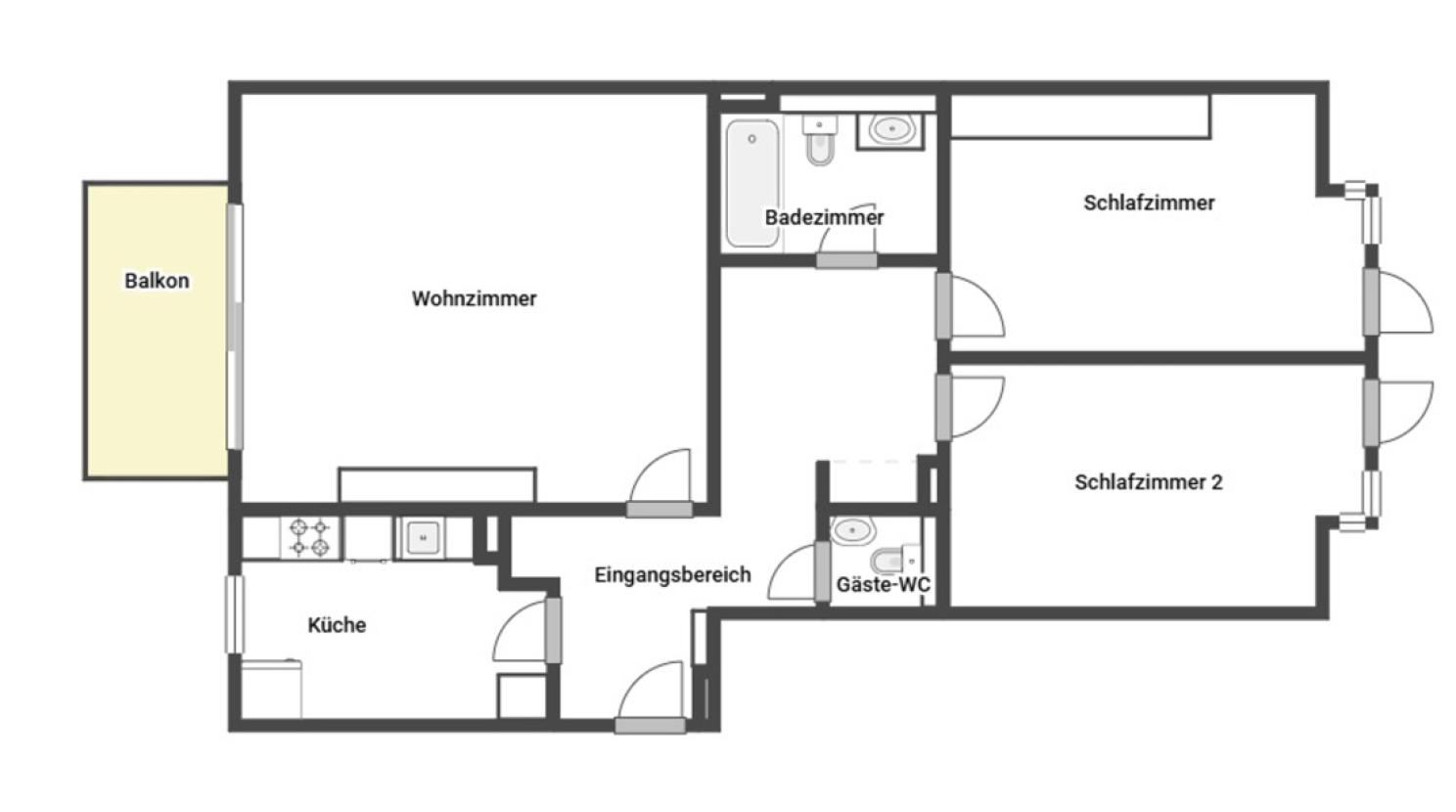 Grundriss Skizze
