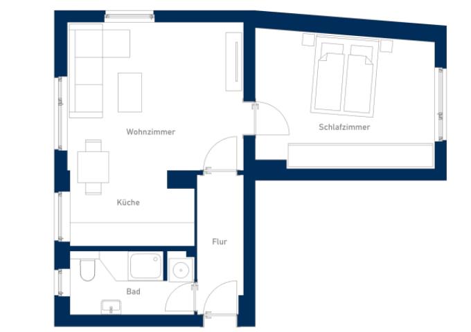 Grundriss Skizze