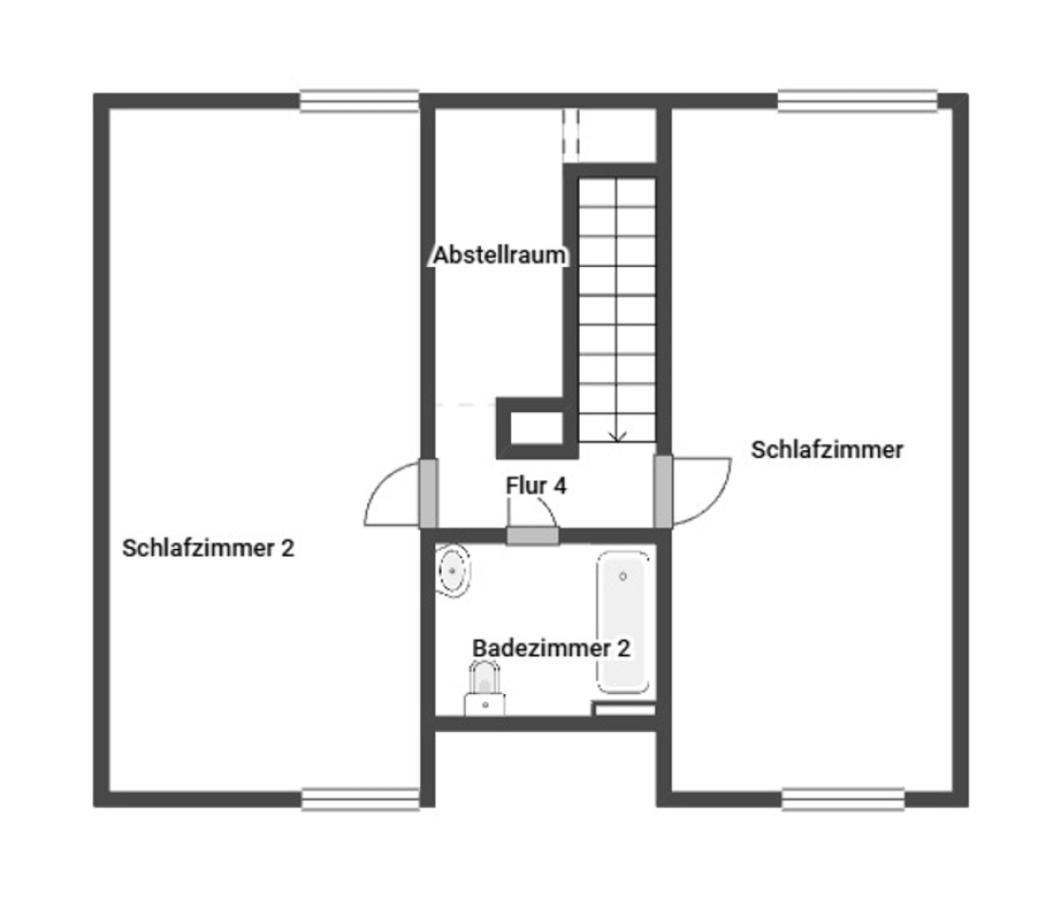 Grundriss Skizze 5.OG
