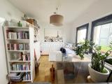Büroecke im Wohnzimmer