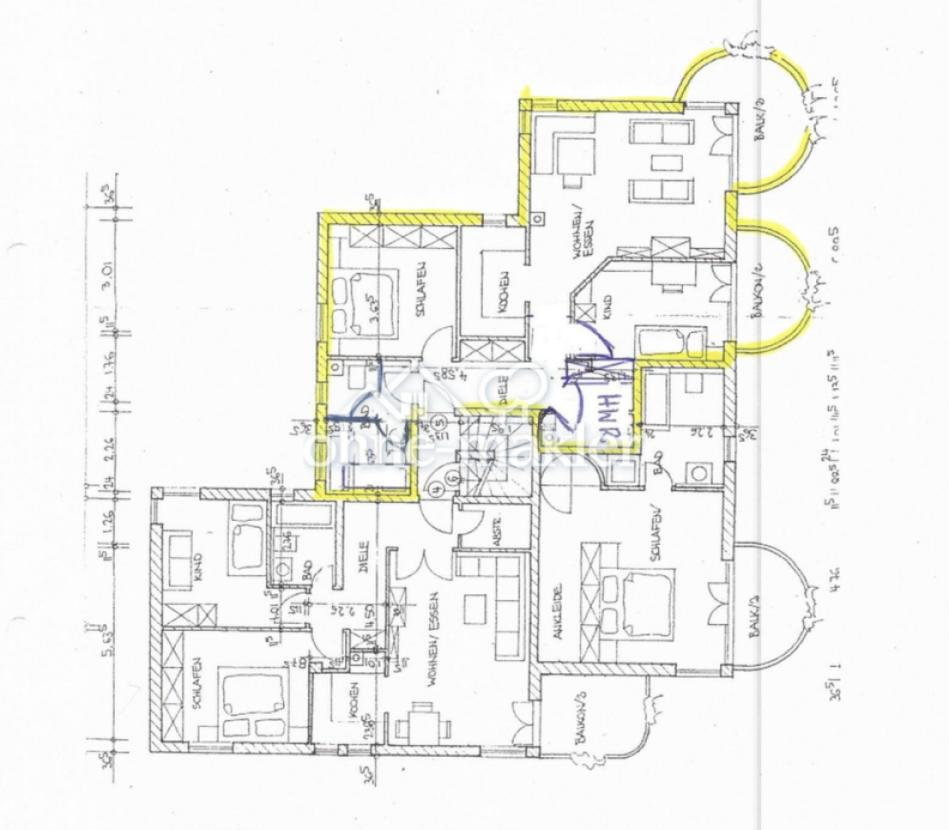 Grundriss Wohnung