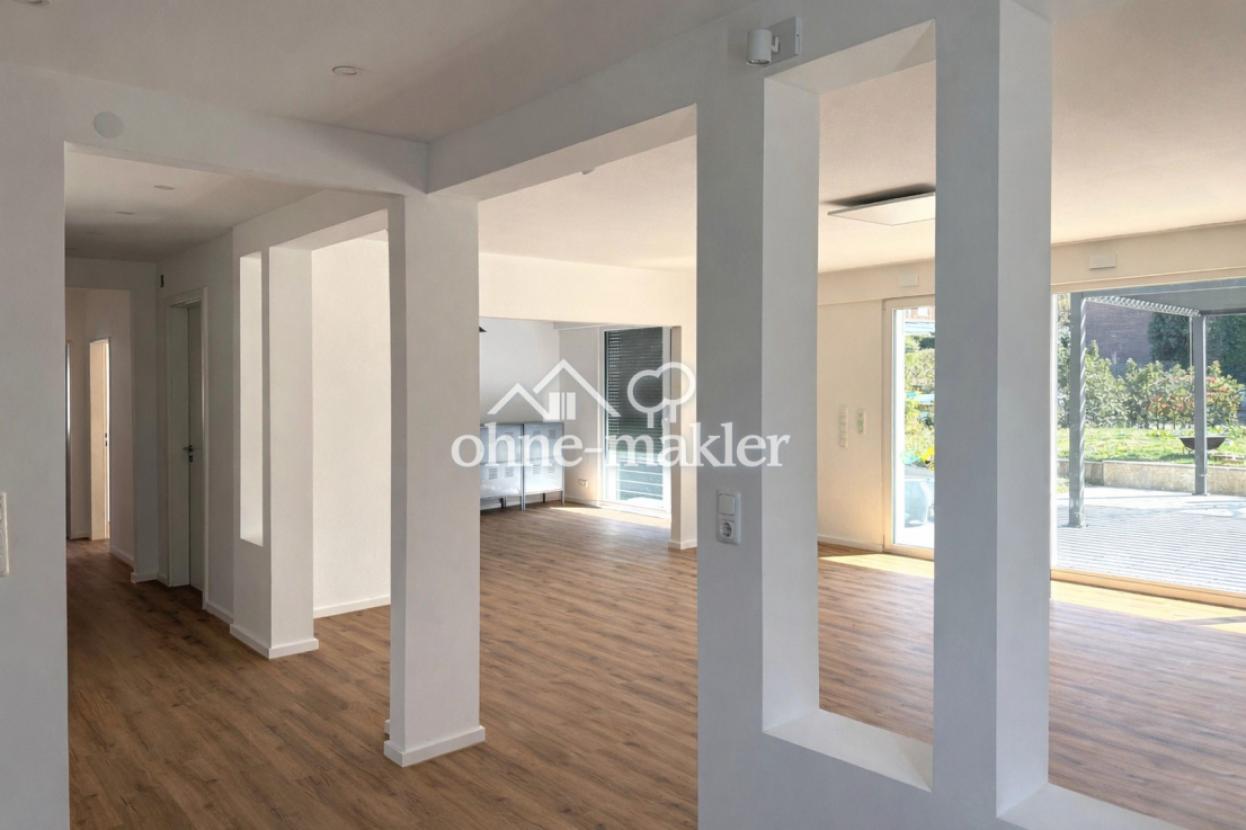 Blick zum Wohnraum im EG