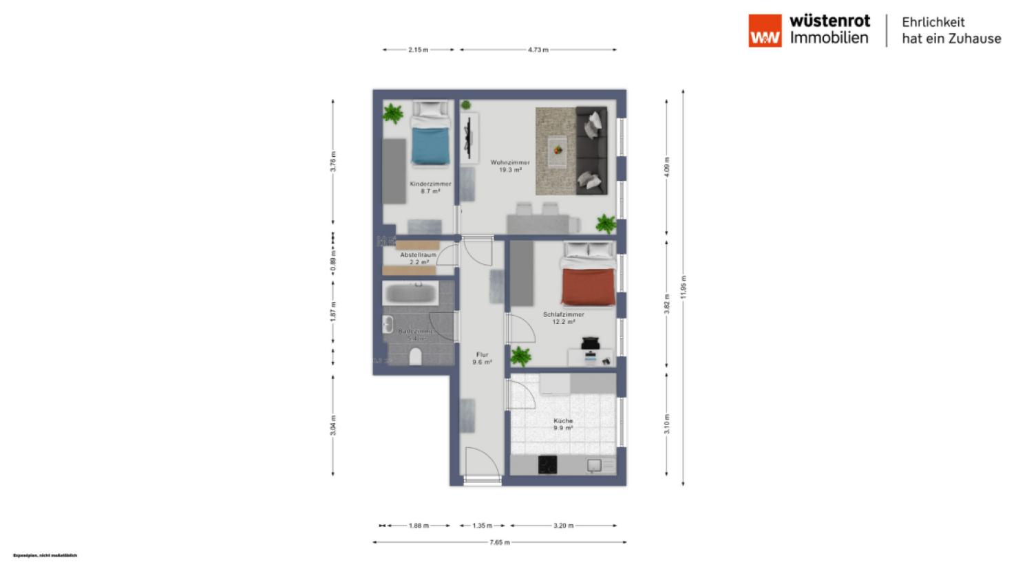 Grundriss ETW
