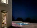 Night View auf den Pool