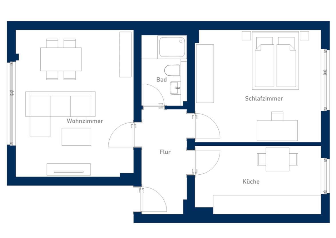 Grundriss Skizze