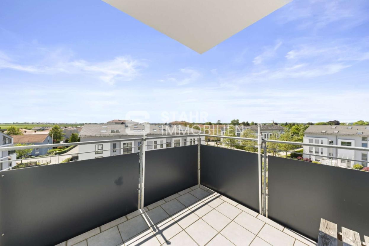 Blick vom Balkon