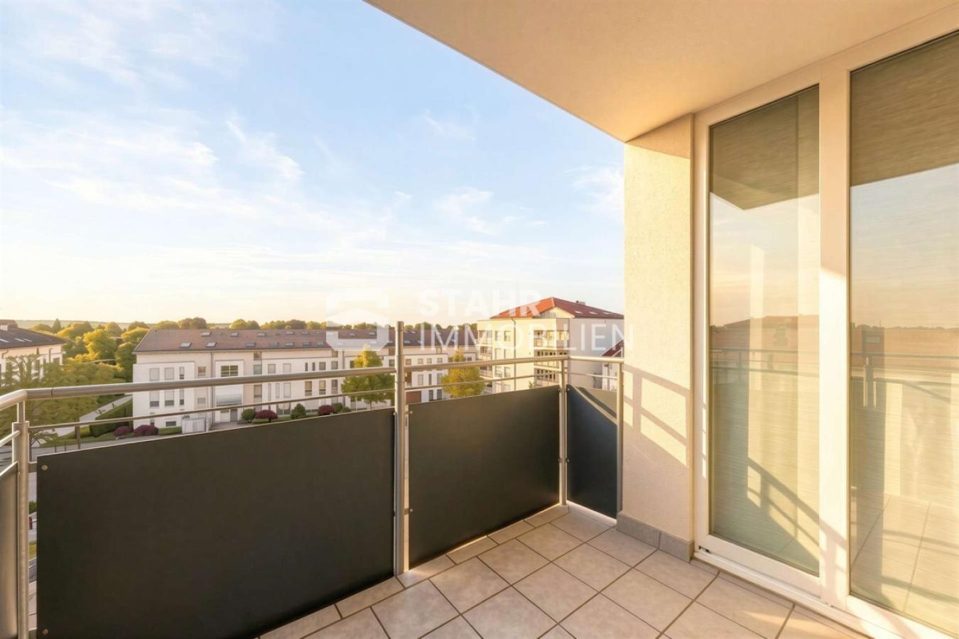 Blick vom Balkon 