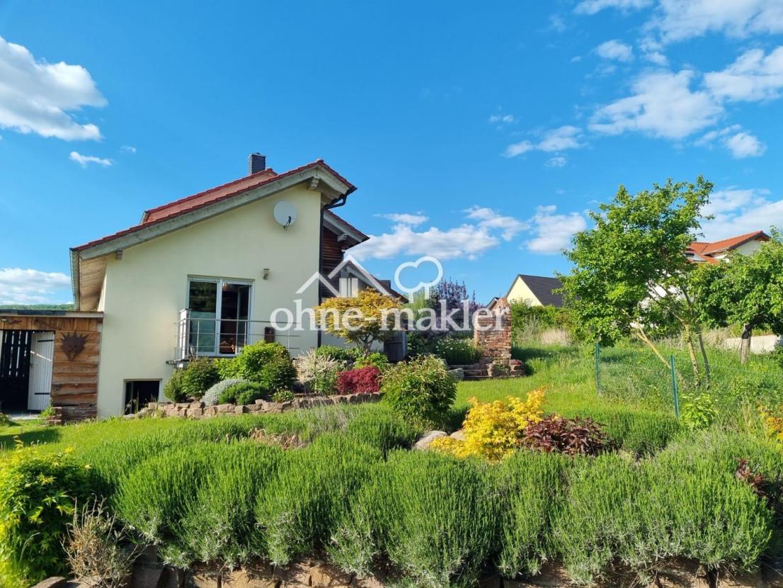 Haus Südansicht vom Freisitz