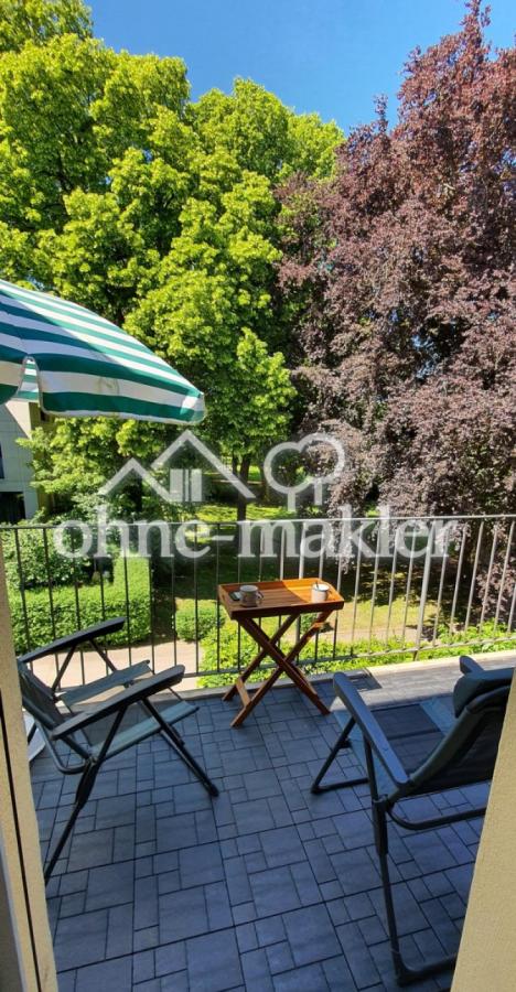 Balkon, Blick nach Westen